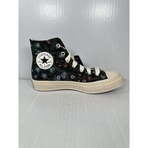 Size 7 Women Converse Chuck Taylor 70 Floral Tapestry Shoes Black White Green
